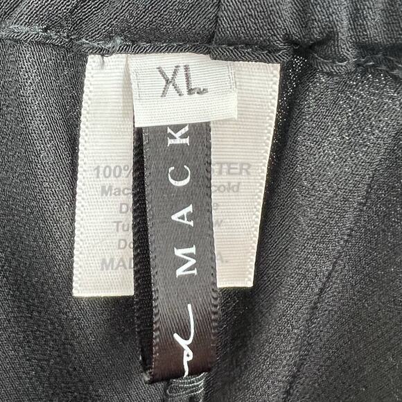 Mack and Mack Black Magic Fabric Pull On A-Line Maxi Skirt Womens Size XL - Picture 2 of 3